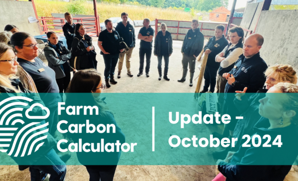 Farm Carbon Toolkit Team at annual field day - announcing update to Farm Carbon calcualtor